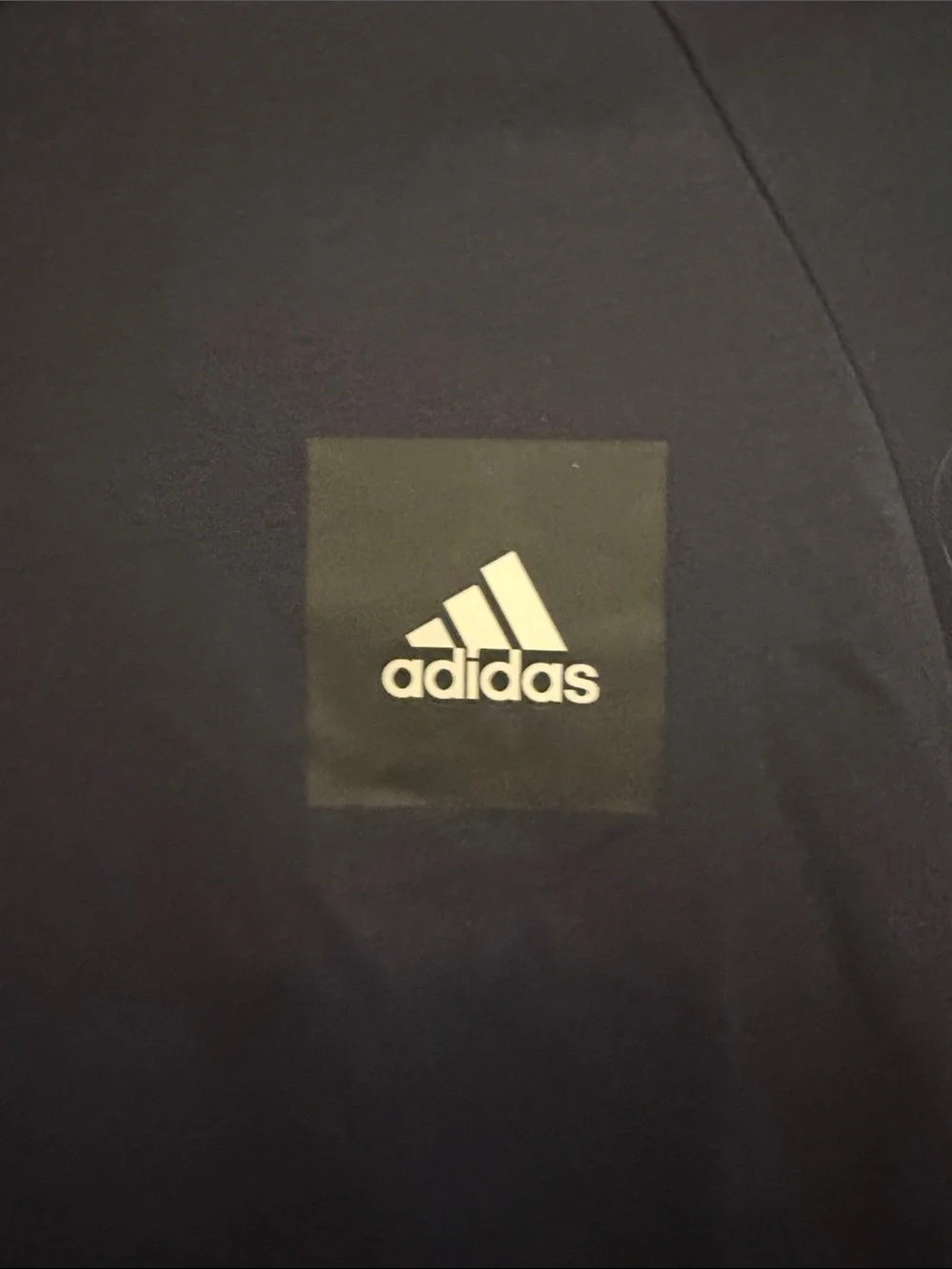 adidas Black Short-Sleeve Logo Pocket Tee